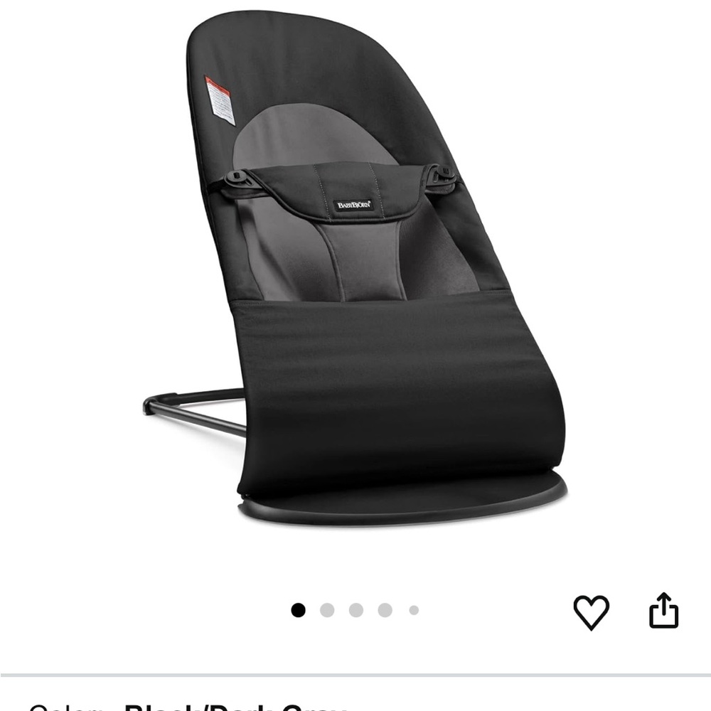 BabyBjorn Black Bouncer